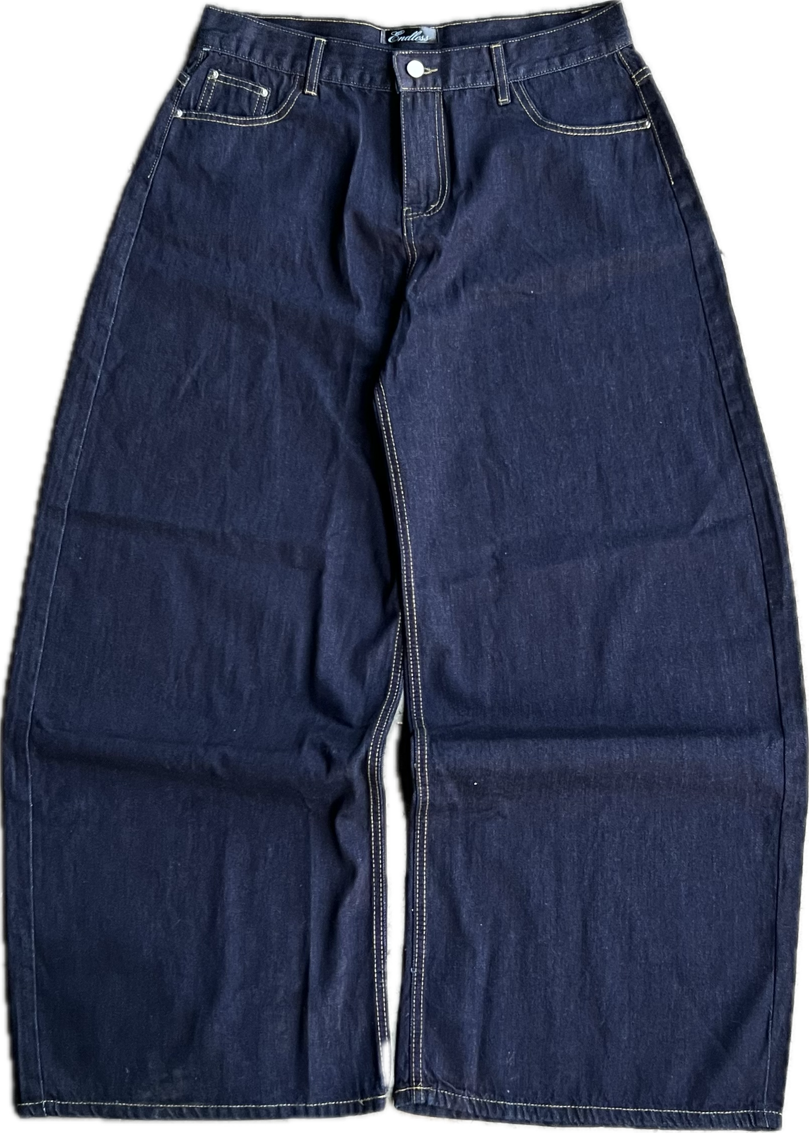 Endless Balloon Fit Raw Denim